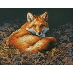 (image for) Sunlit Fox Counted Cross Stitch Kit